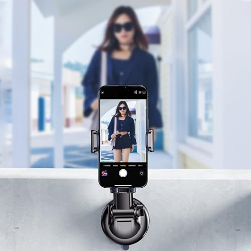 Qifutan Phone Holders for Your Car Cell Phone Mount for Car Mount Windshield Dashboard Air Vent Universal Hands Free Automobile Cell Phone Holder Fit for iPhone Smartphone Camera Mounts - style: Dash-D