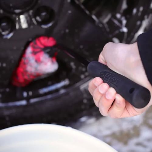 Ethos Wheel Brush for Car Detailing – Plush Rim Cleaner Brush, Car Cleaning Tire Brush Kit, Soft Wheel Cleaner Brushes, Rim Brushes for Cleaning Wheels, Wheel Cleaning Brush - style: Wheel Cleaning Brush Combo