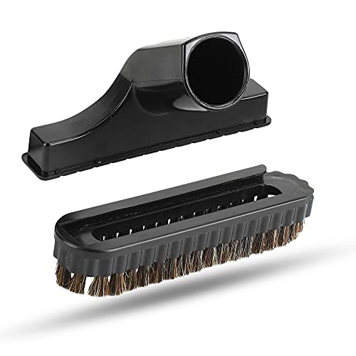 Vacuum Upholstery Brush Tool with Detachable Brush Compatible with 1.25” Vacuum Attachments Compatible with Shop Vac, Bissell, Nutone, Eureka, Beam and other Central Vacuums - color: Upholstery Brush