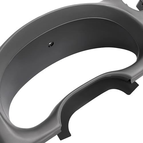 KUAFU Dash Trim Bezel Cover Compatible with 1998-2004 Checy Chevrolet S10/ Blazer GMC Jimmy Paint ABS Plastic Grey Center Console Radio Dashboard Panel Instrument Replacement Lid(Fit Single Din Only) - color: Gray