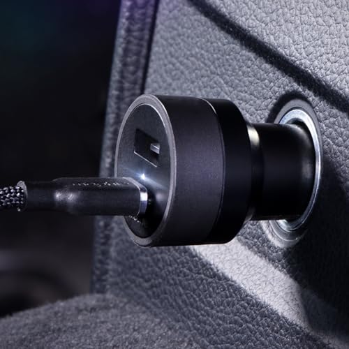 Mophie 42W Dual USB-C + USB-A Car Charger, Universal AUX Compatibility, LED Indicator, Fast Charging, Multi-Device - style: USB-C & USB-A