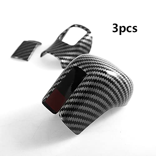 YINGTUU for Honda Civic 2016-2021Accessories Inerior Stickers Gear Shifting Knob Cover Decals Carbon Fiber Pattern - color: Gear Shifting Knob Cover