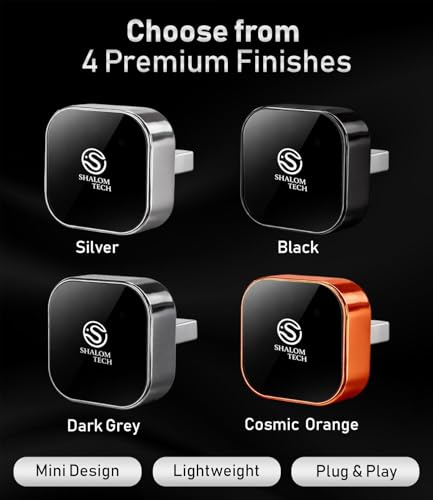 Wireless CarPlay Adapter Compatible with Apple and Android, 2 in 1 Wired to Wireless Adapter, 5.8GHz WiFi, Bluetooth 5.3, Plug and Play for Factory Wired CarPlay Cars - 2026 (Dark Grey) - color: Dark Grey