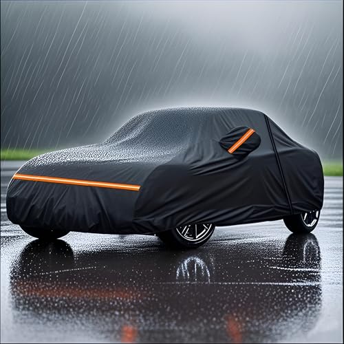 Amooca Heavy-Duty Car Covers Custom Fit for Mazda MX-5 Miata (1989-2024) Waterproof Sun-Proof All Weather for Automobiles Snow Cover 420D with Door Zipper Cotton Lining - color: A04-Custom Fit Mazda MX-5 Miata 1989-2024