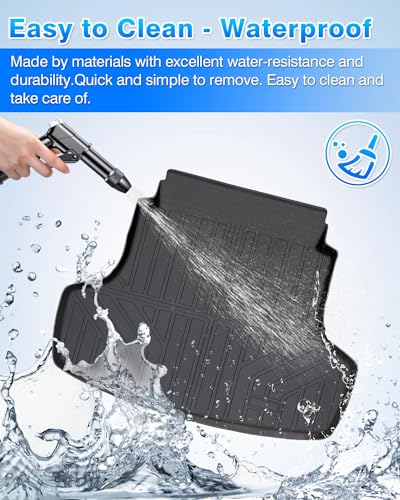 Cartist Floor Mats for Kia K5 (Only FWD Models) 2021-2026 & Hyundai Sonata/Sonata Hybrid 2020-2026, All Weather Cargo Liner for K5 Accessories, Heavy Duty Car Mats, Car Accessories - size: 3)Kia K5【21-26】Hyundai Sonata 【20-26】