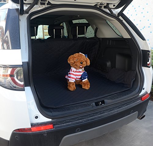 FLR Cargo Liner Cover Waterproof Durable Washable Car Pet Seat Cover Backing Protection Dog Mats for Travel Cars, SUV, Vans & Trucks-Universal Fit-80X52in - color: Black