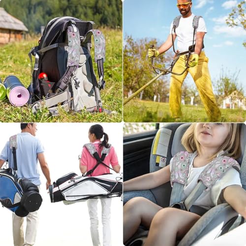 ZINZ 2-Pack Universal Shoulder Pad with Ultra Thick Cushion for Bag Luggage Bag Crossbody, Plus Long & Anti-Slip & Breathable,Butterfly - color: Butterfly