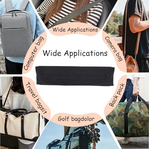 Guirnd 2 Pack Car Seat Strap Pads, Universal Soft Car Seat Strap Covers for Baby Toddler Kids, Car Seat Shoulder Strap Pads for Stroller, Pushchair, High Chair (Black)
