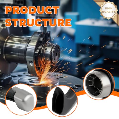 GoaMotors Pack of 3 Manual Gear Shift Knob 5 Speed with Leather Boot for Honda Civic 2006-2011, Replace #54102-SNA-A01, 54102-SNA-A02, for Honda Civic Manual Gear Shift Knob
