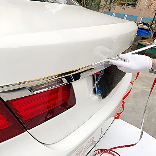 Car Side Trim Molding, 16.5ft Chrome Trim for Vehicles, Scratch-Proof (18mm, Silver) - color: Silver, size: 18 mm