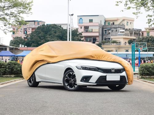 Heavy Duty Outdoor Car Cover Custom Fit for 2016-2026 Civic, Windproof All Weather Waterproof Sun Rain UV Dust Snow Protection Outdoor Car Covers - size: Custom Fit Civic