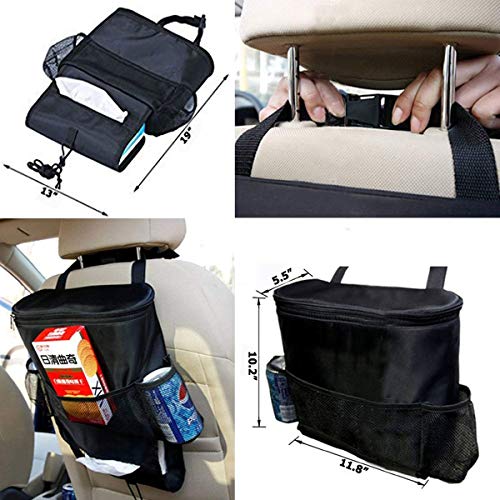 AUTOARK Car Seat Back Organizer and Cooler Set,Multi-Pocket Travel Storage Bag(Heat-Preservation and Waterproof),Bigger-Capacity,AK-054 - size: Bigger-Capacity
