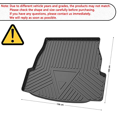 RAV4 Cargo Liner - Compatible with RAV4 2019 2020 2021 2022 2023 2024 2025 Models,All-Weather Rear Trunk Tray Cargo Mats Custom Fit for Toyota RAV-4,3D Tech Waterproof Durable Flexible Accessories - color: 3)For Toyota RAV4(2019-2025)Trunk mat
