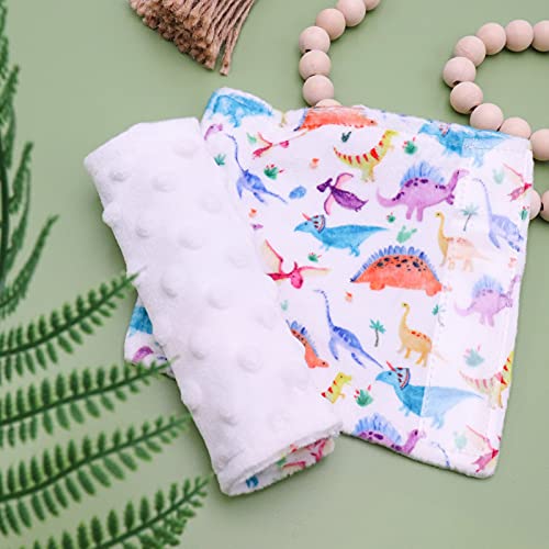 Baby Car Seat Belt Covers for Boys and Girls, Carseat Shoulder Padding, Soft Car Seat Neck Cover, Mink Car Seat Straps Shoulder Pads, Dinosaur Stroller Strap Cover for Baby Kids,White - color: White dinosaur