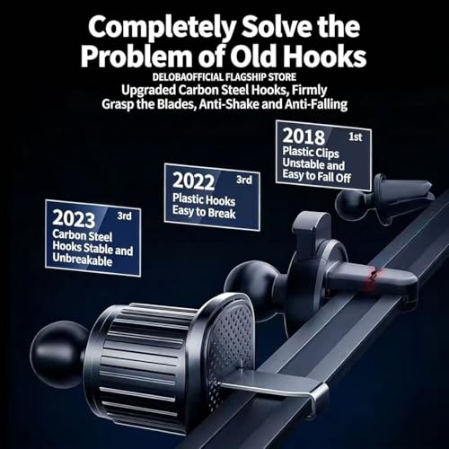 Air Vent Phone Holder for Car | Air Vent Phone Mount - 4-Ball Shockproof Phone Car Mount with Strong Grip, Compatible with iPhone 15/14/13/12, Samsung Galaxy S24/S23
