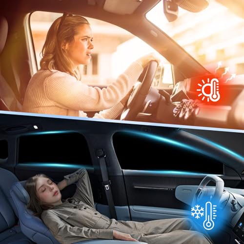Car Window Shades Intended for Audi Q7 2016-2019, Privacy Window Covers 8PCS for Side, Rear & Windshield, Car Shield Sunshade for Privacy Protection, Heat Blocking, Camping and Parking - size: for Audi Q7 2016-2019