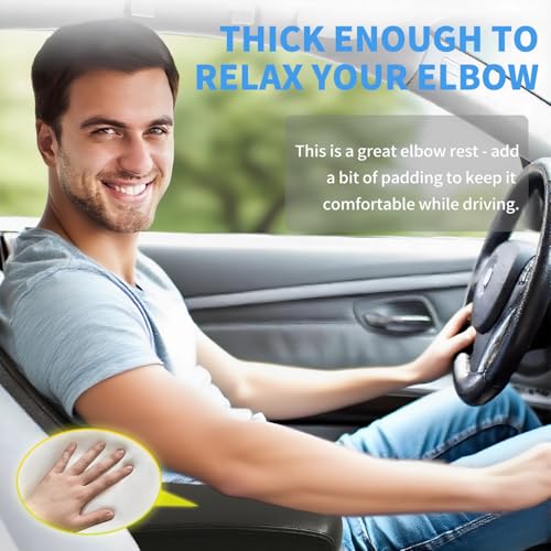 Center Console Armrest Cover Compatible with Kia Optima 2016-2020 Accessories, Premium Leather Arm Rest Cover Pad, Car Middle Console Cover (Black) - size: 2016-2020 Kia Optima
