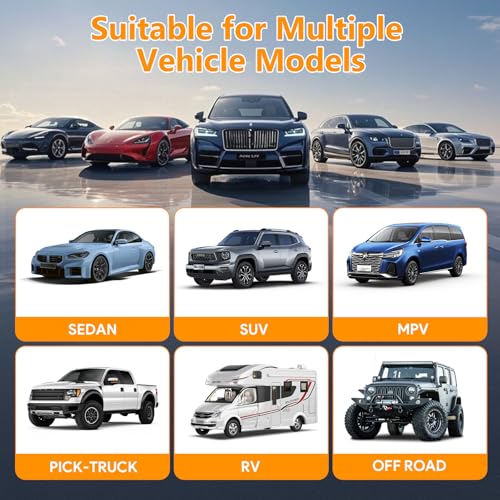 GEARGO 𝟐𝟎𝟐𝟔 𝐔𝐩𝐠𝐫𝐚𝐝𝐞𝐝 Tire Pressure Monitoring System, TPMS with Solar & USB-C Dual Charging, 4 External Sensors (0–99 PSI), 6 Alarm Modes, Color LCD Display for RV/Trailer/Truck/SUV