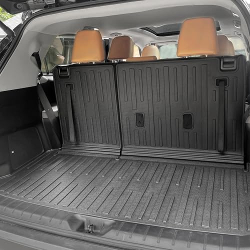 Cargo Liner for 2026 2025 2024 Grand Highlander Accessories, Cargo Mat Seat Backrest 2 in 1 Mat All-Weather TPE Back Seat Protector Trunk Mat for Grand Highlander Accessories