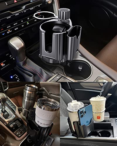 Car Cup Holder Expander Adapter for Large Water Cups,2 Drink Bottles,Cup Coffee Bottles,NATGIC 4-in-1 Cup Holders Expander for Trucks,Sedan, Vehicle Adjustable Cup Holder Expander for Mugs - size: Standard
