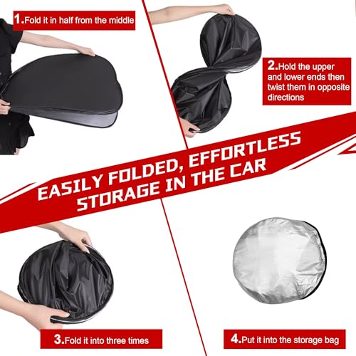 Windshield Sun Shade for 2010-2015 Le-xus RX Foldable Sun Sunshade for Car Front Window Blocks UV Rays and Heat Automotive Interior Protector Custom Fit Accessories - size: for 2010-2015 Le-xus RX