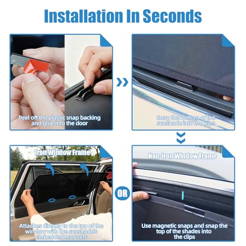 Car Window Shades for 2019-2022 Forester - Rear Side Window Sun Shade for Baby, Breathable Mesh Car Privacy Window Covers, UV Protection and Heat Insulation for Road Trips, Napping, Camping - size: Forester(2019-2022)R-2PCS