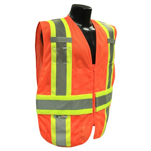 Radians SV23-2ZOM-XL/2X Polyester Mesh Class-2 Expandable Two Tone Vest - color: Multicolor, size: One Size