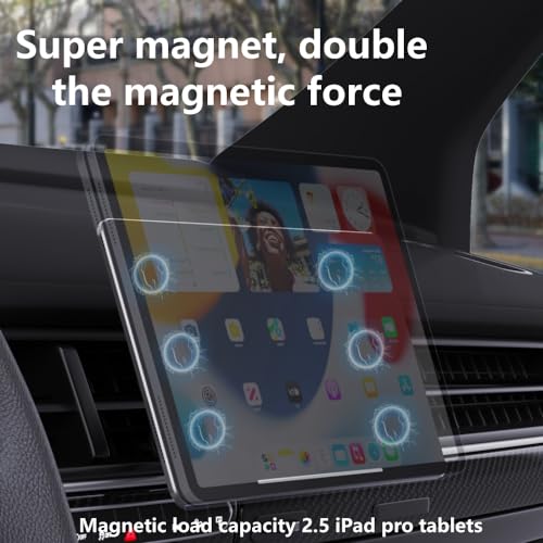 Car Magnetic Car iPad Tablet Holder for Vehicle Vent for iPad Pro11 (1st/2nd/3rd/4th Generation), Air 10.9-11 (4th/5th/6th/7th Generation), Please Refer to The Model Catalog for Details! - size: iPad Pro 11"/Air 10.9"/iPad Air-M2