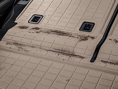 WeatherTech SeatBack Cargo Liner HP for Cadillac Escalade-V ESV, Escalade ESV, Suburban - Behind 3rd Row w/Bumper Protector (431466IMSK), Cocoa - color: Cocoa