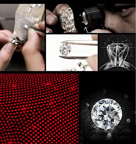 Plush Auto Gear Shift Knob Cover with Crystal Glitter Bling Rhinestones for Girls,Lady Universal Fit (Bling) (Red) - color: Red