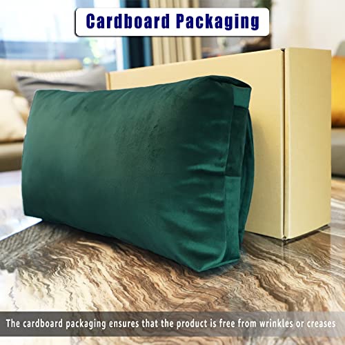 Non-Slip Head Pillow for Recliners - Neck Support Cushion with Velvet Cover for Pain Relief at Home, Office and Travel (Green) - color: Green