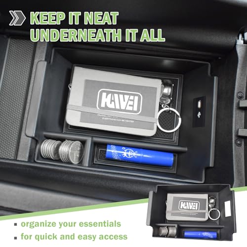 HGWEI Center Console Organizer Compatible with 2020-2026 Mercedes Benz GLE 350 450 580 AMG 53 63S Accessories, GLS 450 580 AMG 63 Armrest Storage Box Insert Tray (Not Fit with Cool Box)