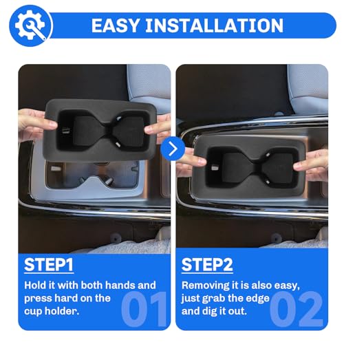 SXCY for 2023-2025 2026 Volkswagen ID.4 Accessories 2024 2025 2026 VW ID.4 Cup Holder Insert TPE Cup Holder Limiter Drink Holder Adapter Non-Slip Drink Stopper Stabilizer - color: 2023-2025 2026 VW ID.4 Cup Holder Limiter
