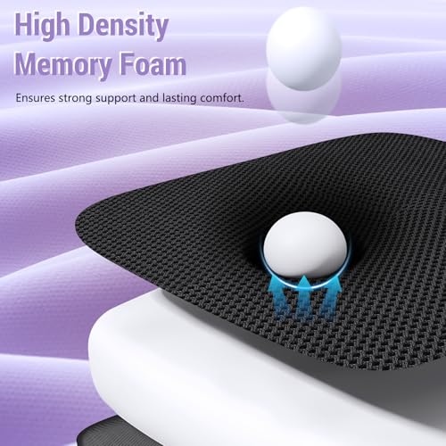 Car Seat Cushion and Lumbar Support Headrest Pillow Mesh Cover Memory Foam Ergonomic Car Cushion Back Neck Support Pillow Sciatica & Back & Tailbone Pain Relief Pillow Black - color: Mesh Cover Seat Cushion & Lumbar Pillow &neck Pillow-black