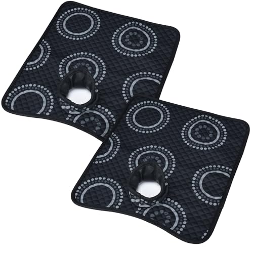 Potty Training Car Seat Protector, Waterproof Car Seat Cover for Toddlers, Piddle Pads for Baby Carseat, Stroller, Non-Slip & Machine Washable (Black, 2PC) - color: Black