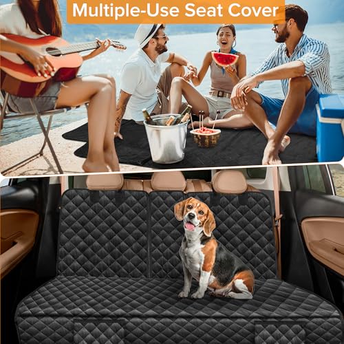 Dog Car Seat Cover for Back Seat Compatible with BMW X3 X5 X1 X2 X4 3 5 4 Series 328i 320i 330i 528i 540i Accessories 2000-2026, Waterproof Non-Slip Pet Bench Backseat Covers