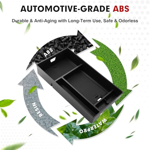 Autorder Center Console Organizer for 2022 2023 2024 2025 Lexus NX NX 250/NX 350/NX 350h 450h+ Accessories Armrest Storage Box Secondary Insert Tray with Anti-Slip Mat - size: 2022-2026 Lexus NX 250/350/350h/450h+