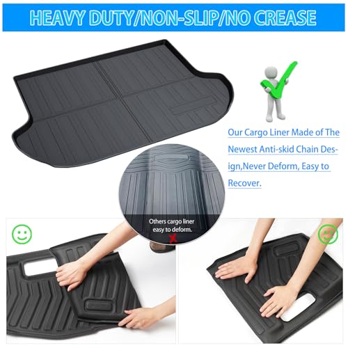Powerty Trunk Mat for Nissan Murano 2015-2023 2024 Accessories Cargo Mats TPO All Weather Cargo Liner Heavy-Duty Trunk Liners - size: Cargo Mat|For|15-24|Nissan Murano