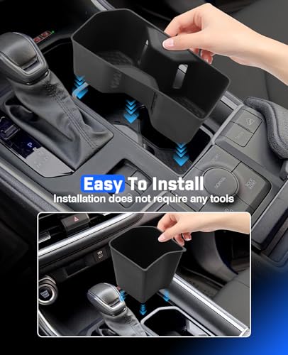 Autorder 2PCS Cup Holder Inserts for 2024 2025 2026 Toyota Grand Highlander Accessories,Silicone Grand Highlander Center Console Cup Holder,Anti-Slip Waterproof Storage Accessories - size: 2024-2026 Toyota Grand Highlander