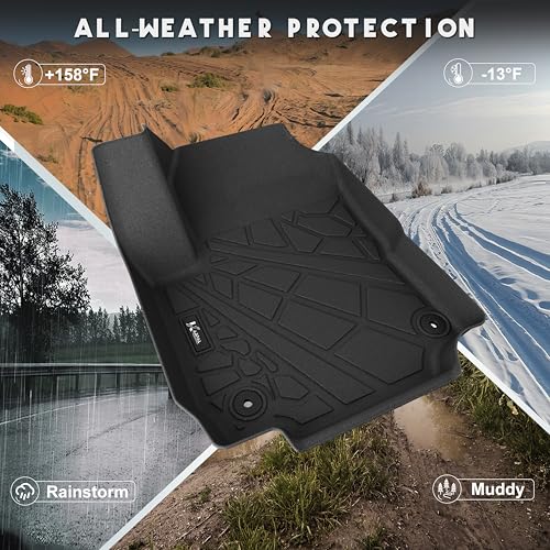 KARPAL Floor Mats for 2018-2024 Chevy Equinox (Not for EV) / GMC Terrain, All-Weather TPE Custom Fit Floor Liners Cargo Liner Car Accessories - style: 2018-2024 | For Chevy Equinox | Combo Set