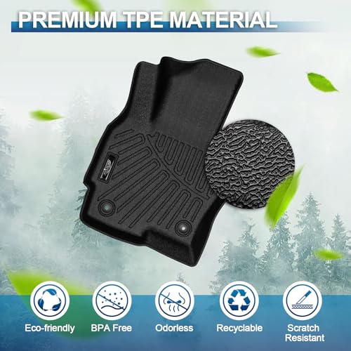 Peleus Floor Mats for Mazda CX5 2013 2014 2015 2016 (1st Gen),TPE All Weather Protection 2 Rows Car Floor Liners with Cargo Liner Mazda CX-5 Trunk Mat+Floor Mats - style: For Mazda CX5 2013-2016