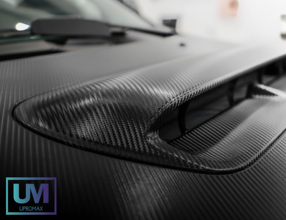 Vinyl Wrap 2080, CFS12 Carbon Fiber Finish 0.5" to 8" Wide, up to 75ft Long Air Release Technology Chrome Delete, Car Detailing, Home DIY Projects (2 Inches x 75n FT) - size: 2 Inches x 75n FT