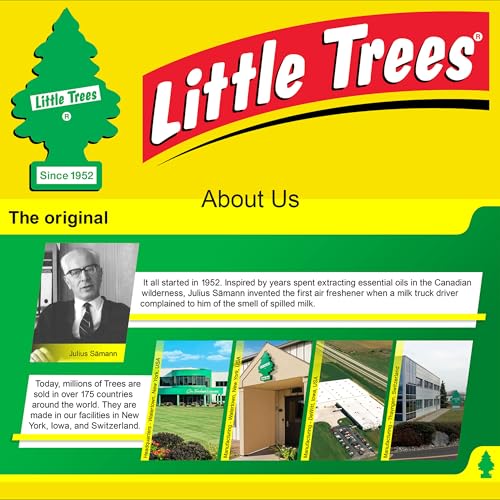 LITTLE TREES Car Air Freshener | Vent Wrap Provides Long Lasting Scent, Invisibly Fresh | 16 Air Fresheners | Black Ice - color: Black Ice