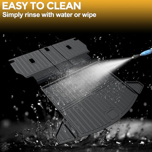 Cargo Mat for Mazda CX-5 2017-2025 Accessories, Full Coverage All Weather Trunk Cargo Liner with Backrest Protectors & Storage Mats