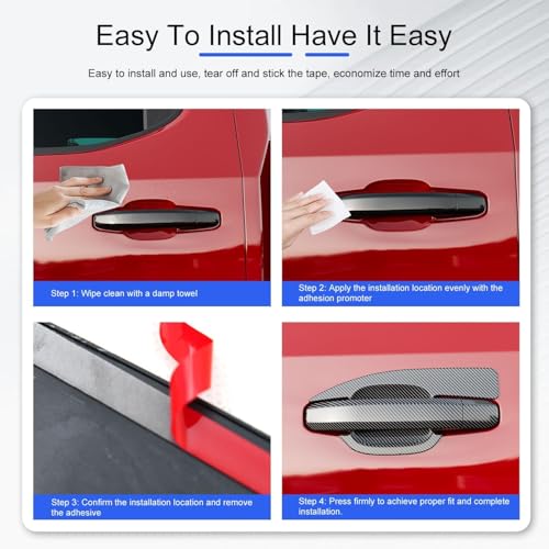 12Pcs Exterior Door Handle Cover Front Rear Driver & Passenger Side and Door Bowl Compatible with 2019-2025 Chevy Silverado GMC Sierra 1500 20-25 2500 3500 (Glossy Black) - color: Glossy Black