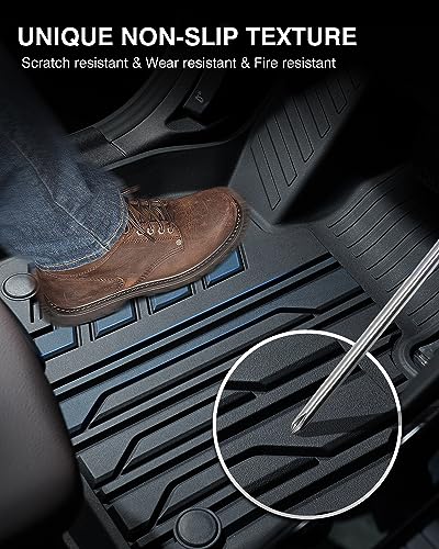 Powerty Floor Mats for 2018-2024 BMW X3 / 2019-2024 BMW X4, Custom Fit for X3 X4 Accessories, 3D TPE All Weather Car Mats Heavy-Duty Floor Liners (Fit All Models) - size: 1)BMW X3|18-24 /BMW X4|19-24 |1st & 2nd Row