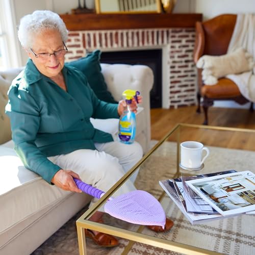 Invisible Glass 95165 Reach & Clean Home Glass Cleaning Tool with Extendable Handle, (3) Reusable Quick Change Microfiber Cloths, and Storage Bag, Streak-Free Window & Glass Cleaner Kit for Home & Car - style: Reach & Clean Kit