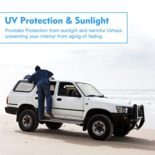 2025 Upgraded Windshield Sun Shade for Toyota 4Runner 2025 2024 2023 2022 2021-2010 Accessories Window Sunshade for SR5 Trail Limited, 5th Gen 4-Runner SUV Sun Visor Protector Heat Shield - size: C. for Toyota 4runner 2010-2025