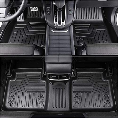 Focus Floor Mat - All Weather Waterproof Durable Anti-Slip Odorless TPE Front and Rear Row Set Custom-Fit Floor Liner Compatible with 2012-2018 Ford Focus - size: for Ford Focus 2012-2018