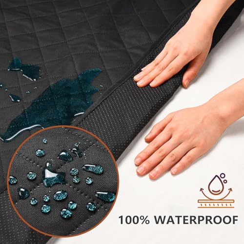 fidozen Universal Cargo Liner for SUV – Waterproof Dog Trunk Mat, Non-Slip Back Seat Protector, Car Bed Cover, Pet Barrier, Rear Liner Accessories for Trucks & Sedans, Universal Fit Trunk Cover